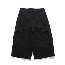 Load image into Gallery viewer, Vintage-style Multiple Pockets Cropped Trousers
