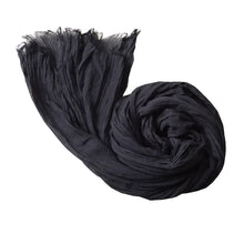 Load image into Gallery viewer, Lightweight Long Thin Cotton Linen Skinny Neck Scarf
