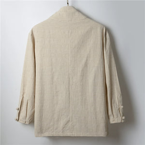 Fake Two-piece Retro Casual Loose Shirt