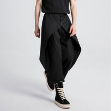 Load image into Gallery viewer, Button Loose Casual Cropped Trousers
