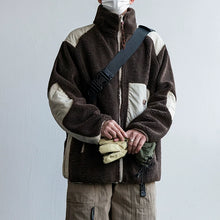 Load image into Gallery viewer, Winter Reversible Stand-up Collar Fleece Jacket
