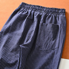 Load image into Gallery viewer, Striped Loose Straight Casual Pants

