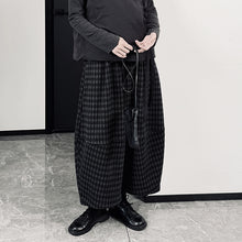 Load image into Gallery viewer, Plaid Casual Wide-leg Pants

