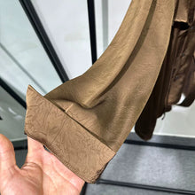 Load image into Gallery viewer, Irregular-Ribbon Satin Pleated Shirt

