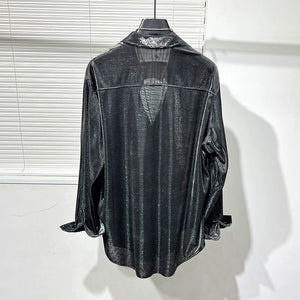 Silver Sequined Shirt