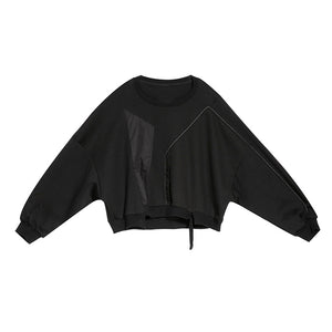 Batwing Sleeve Casual Loose Sweatshirt