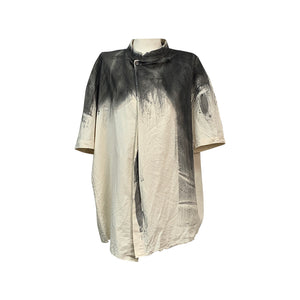 Tie-dye Irregular Short-sleeved Shirt