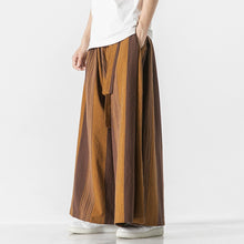 Load image into Gallery viewer, Striped Straight Wide-leg Casual Culottes
