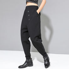 Load image into Gallery viewer, High-waisted Spliced casual Harem Pants
