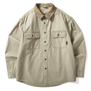 Vintage Loose Lapel Shirt