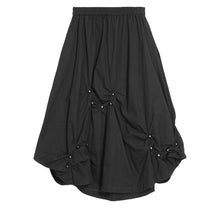Load image into Gallery viewer, Women's Elastic-waist  Rivet Detail Asymmetrical Hem Balloon Skirt
