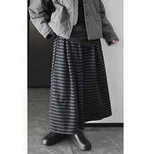 Load image into Gallery viewer, Thick Striped Cropped Trousers
