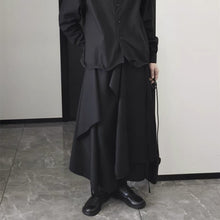 Load image into Gallery viewer, Patchwork Wide-leg Casual Irregular Culottes
