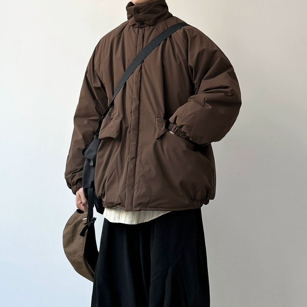 Japanese Retro Stand-collar Loose Cotton Coat