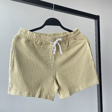 Load image into Gallery viewer, Cotton Striped 3-quarter Casual Shorts

