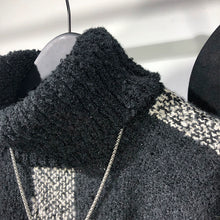 Load image into Gallery viewer, Irregular Raw Edge Loose Turtleneck Sweater
