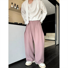 Load image into Gallery viewer, Mid-high Waist Pleated Casual Pants
