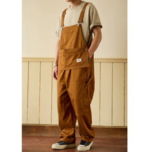 Load image into Gallery viewer, Retro Loose-Fit Multi-Pocket Workwear Cargo Overalls
