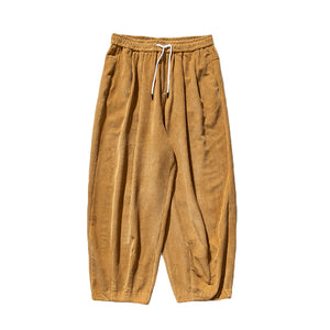 Retro Corduroy Straight Leg Pants