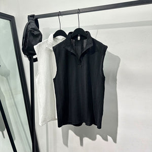 Loose Lapel Casual V-Neck Sleeveless Vest