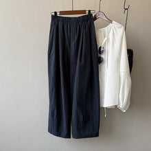 Load image into Gallery viewer, High Waist Straight Loose Casual Wide Leg Pants
