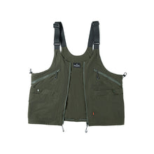 Load image into Gallery viewer, Retro Multi-pocket Dual-purpose Crossbody Vest
