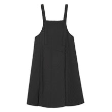 Load image into Gallery viewer, Winter Loose-fitting Casual Quilted Suspender Dress
