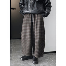Load image into Gallery viewer, Plaid Casual Wide-leg Pants
