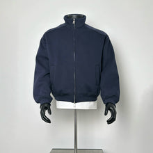 Load image into Gallery viewer, Two-way Zipper Oversized Stand Collar Bomber Jacket
