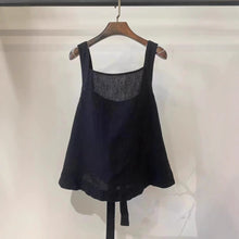 Load image into Gallery viewer, Retro Loose Casual Lace-Up Vest

