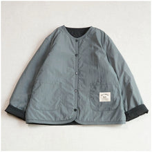 Load image into Gallery viewer, Japanese Retro Round Neck Loose Cotton Jacket
