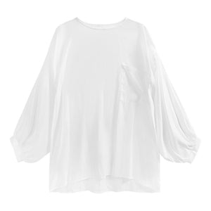 Round Neck Dolman Sleeve T-Shirt