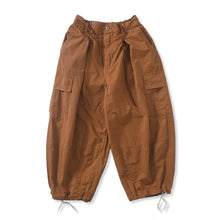 Load image into Gallery viewer, Japanese Retro Silhouette Multi-pocket Straight Wide-leg Pants
