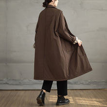 Load image into Gallery viewer, Mid-length Loose Pocket Coat
