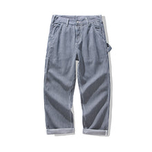 Load image into Gallery viewer, Multi-pocket Striped Outdoor Cargo Pants
