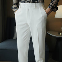 Load image into Gallery viewer, Casual Slim-fit Drape Suit Trousers
