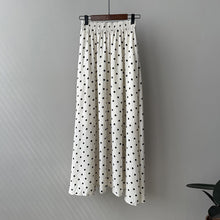 Load image into Gallery viewer, Polka Dot Elastic High Waist A-line Skirt
