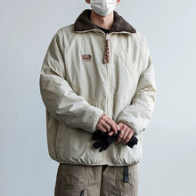 Load image into Gallery viewer, Winter Reversible Stand-up Collar Fleece Jacket
