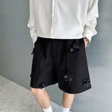 Load image into Gallery viewer, 3D Embellished Casual Wide-leg Shorts
