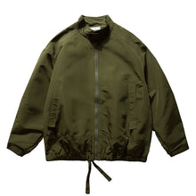 Load image into Gallery viewer, Stand-up Collar Loose Casual Solid Color Jacket
