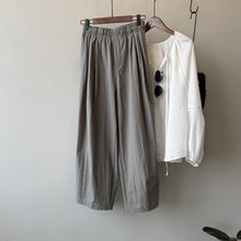 Load image into Gallery viewer, High Waist Straight Loose Casual Wide Leg Pants
