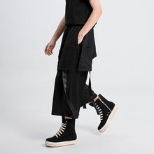 Load image into Gallery viewer, Ribbon Fake Two-piece Straight Casual Pants
