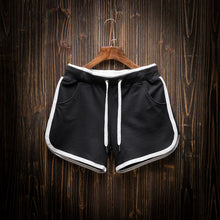Load image into Gallery viewer, Cotton Contrast Color Loose Thin Casual Shorts
