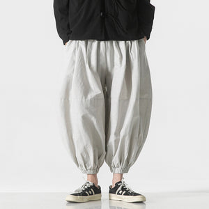 Loose-fitting Trouser Leg Cuffs Bloomers