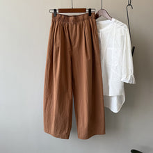 Load image into Gallery viewer, High Waist Straight Loose Casual Wide Leg Pants
