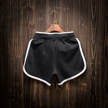 Load image into Gallery viewer, Cotton Contrast Color Loose Thin Casual Shorts
