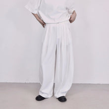 Load image into Gallery viewer, High-waisted Wide-leg Casual Curved Trousers
