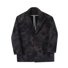 Load image into Gallery viewer, Shoulder Pad Wool Tie-dye Suit Jacket
