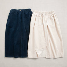 Load image into Gallery viewer, Corduroy Elastic Waist Midi Skirt
