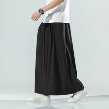 Load image into Gallery viewer, Retro Ice Silk Wide-Leg Skirt Pants
